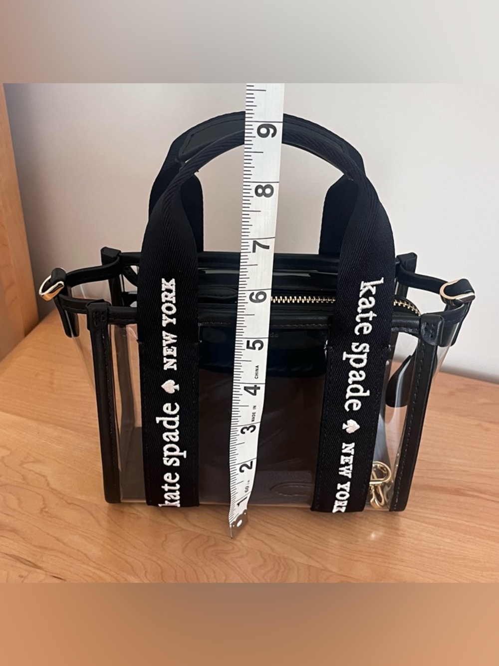 kate spade kip mini clear tote - Picture 9 of 9